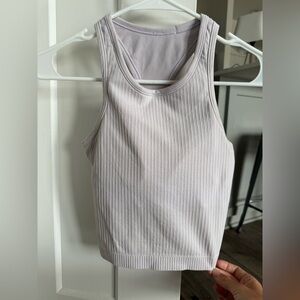 Ebb to Street Cropped Racerback Tank Top
Lilac Smoke